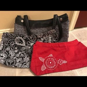 Over the shoulder pocketbook with covers